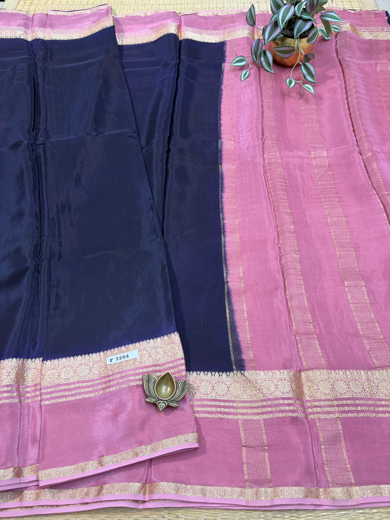 Semi Crepe Sarees #F7254