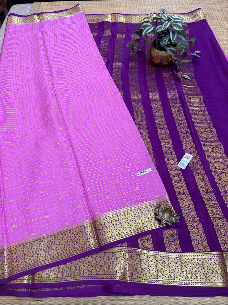 Pure Crepe Silk Saree #G2893
