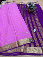 Pure Crepe Silk Saree #G2893