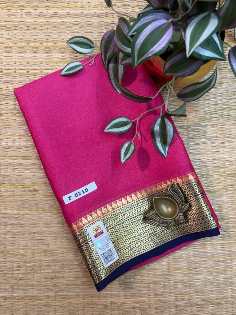 Pure Crepe Silk Saree #F6710