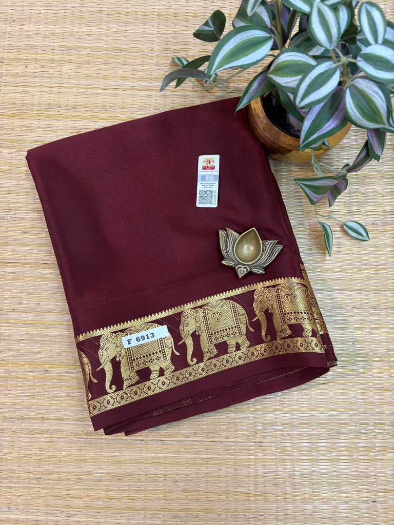 Pure Crepe Silk Saree #F6913