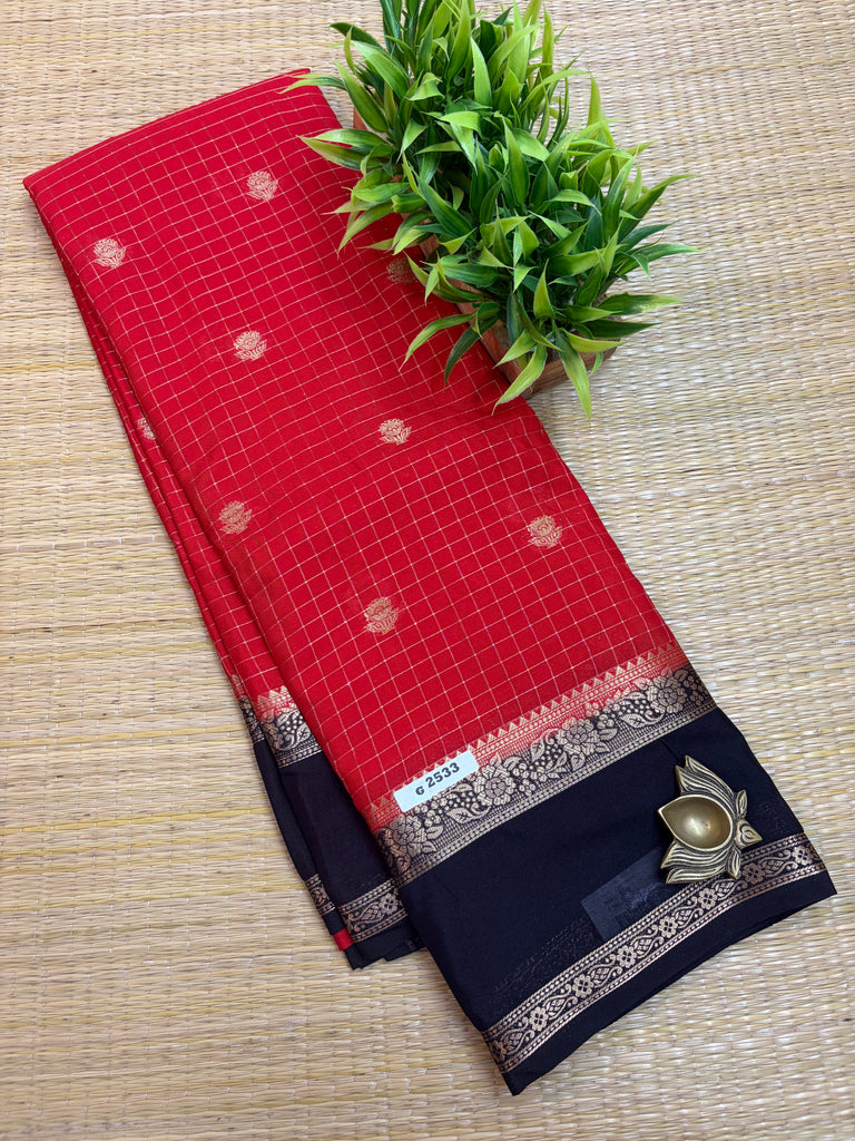 Semi Crepe Sarees # G2533