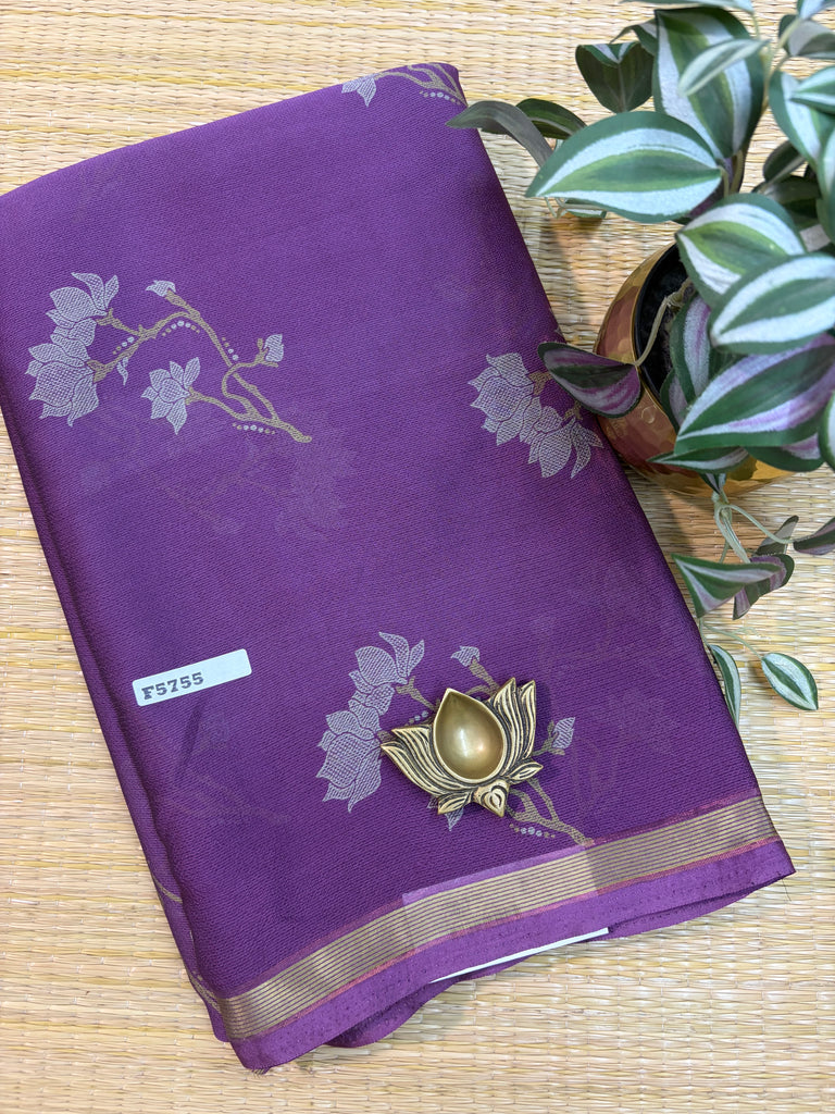 Chiffon Sarees #F5755