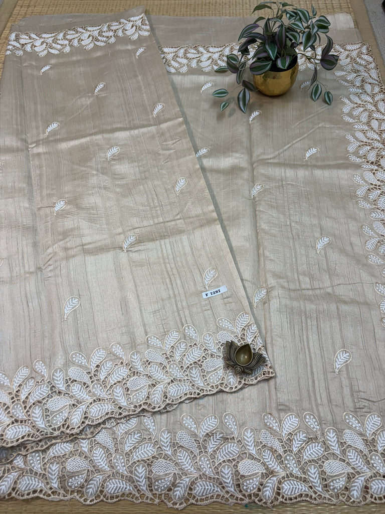 Tussar Silk Sarees #F7297