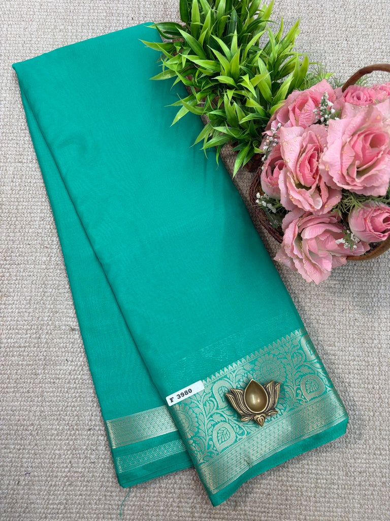 Semi Crepe Sarees #F3980