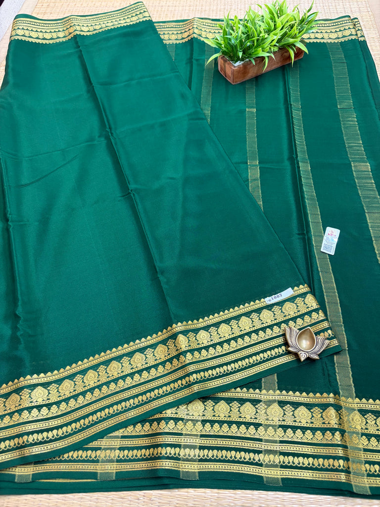Pure Crepe Silk Saree #G1887