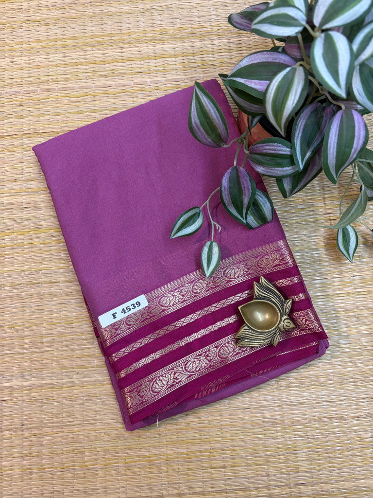 Semi Crepe Sarees #F4539