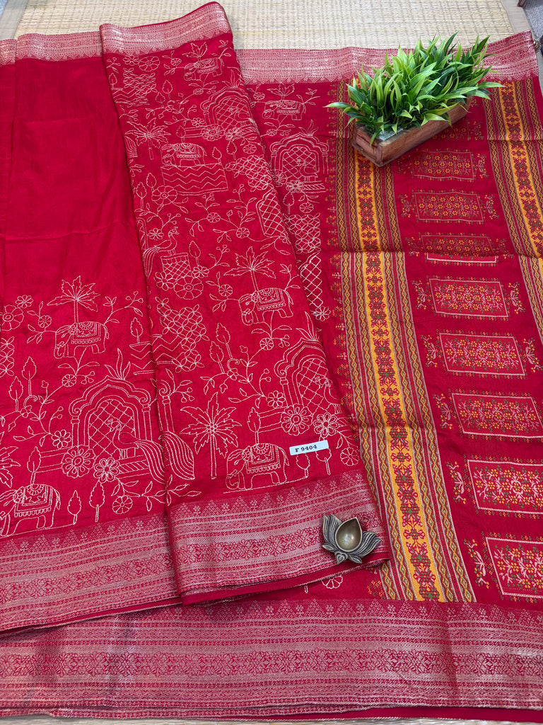 Tussar Silk Sarees #F9404