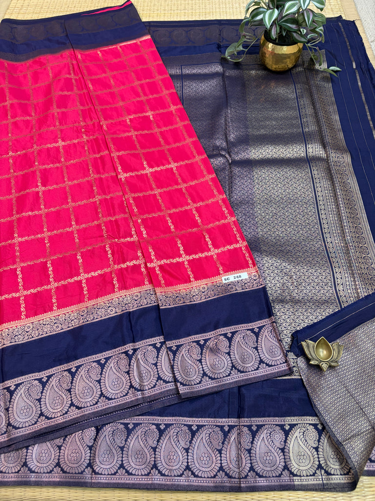 Semi Crepe Sarees #SC248