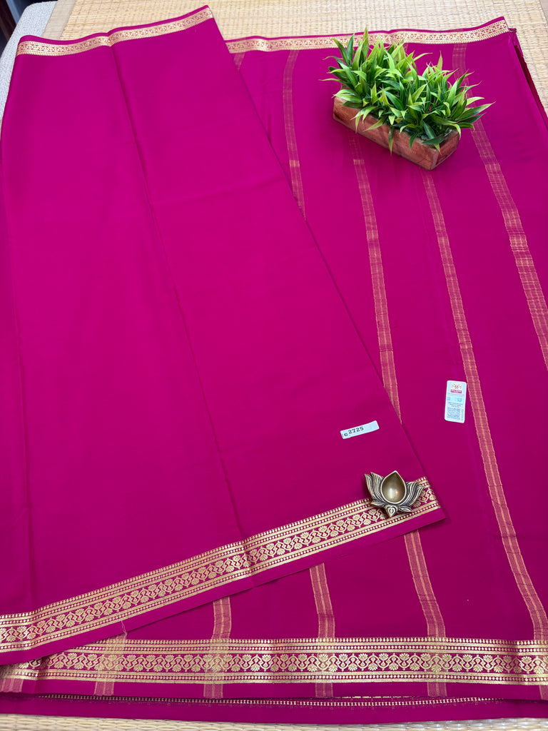 Pure Crepe Silk Saree #G2725