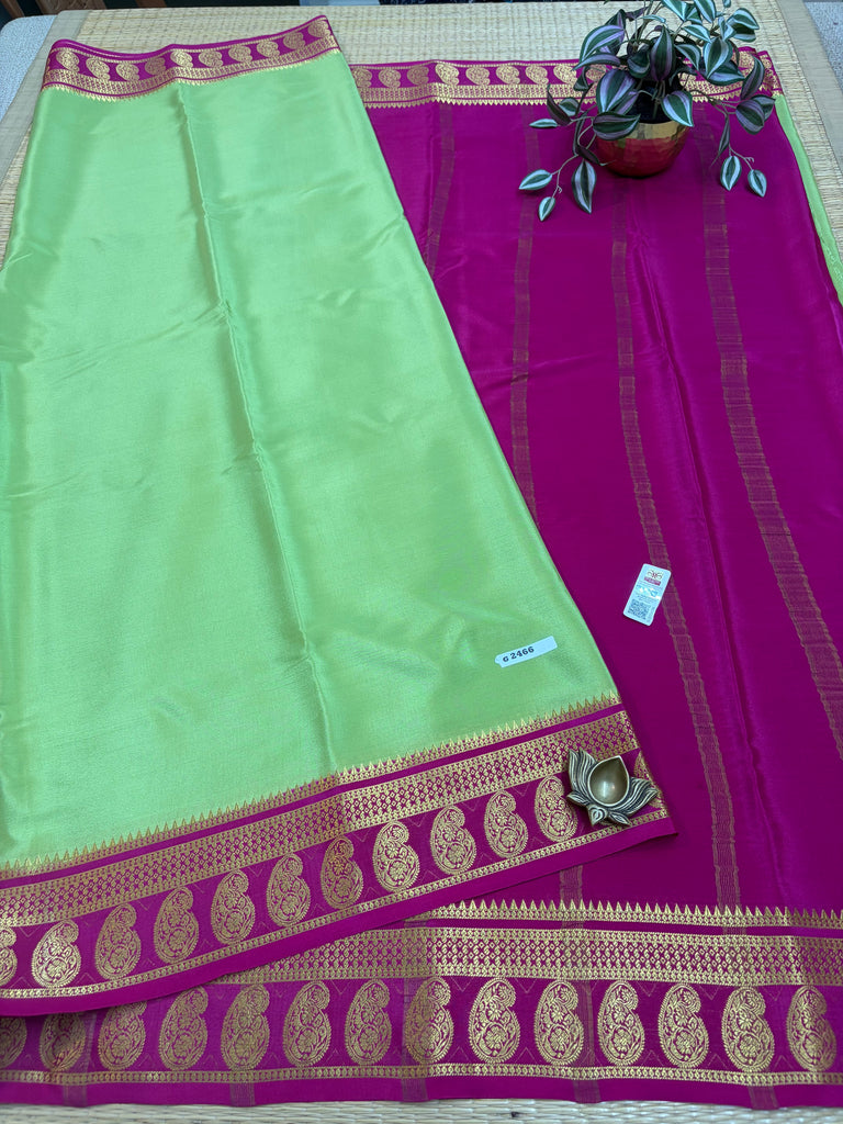 Pure Crepe Silk Saree #G2466