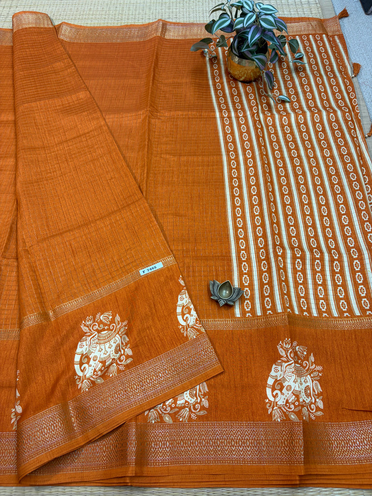 Dola Printed Silk #F7465