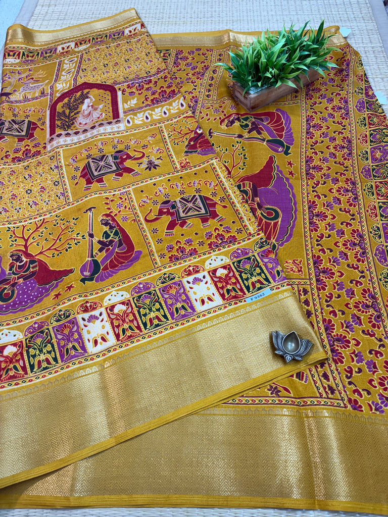 Dola Printed Silk #F9362