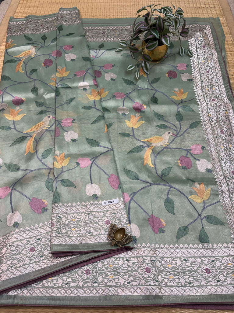 Tissue Banaras Semi Silk #F7223