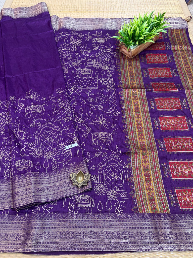 Tussar Silk Sarees #F9406