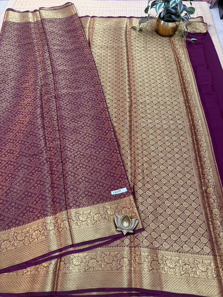 Brocade Semi Georgette #F6558