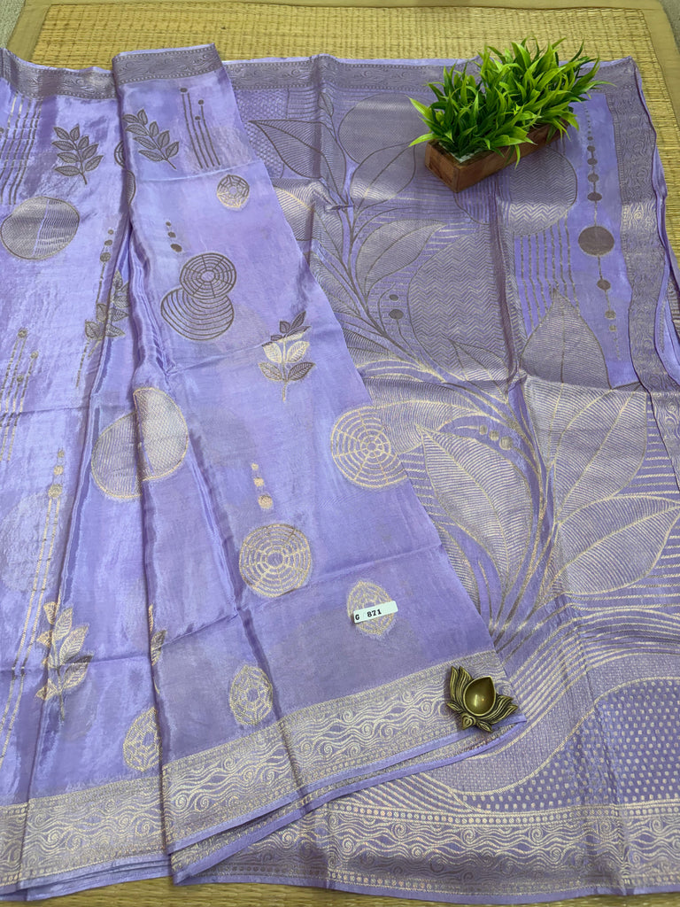 Semi Crepe Sarees #G871