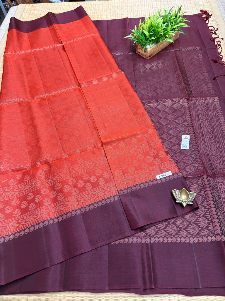 Pure Soft Silk Saree #F9611