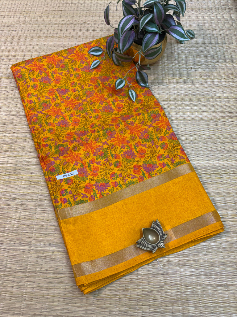 Kashmiri Printed Silk #F5632