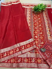 Semi Crepe Sarees #G125