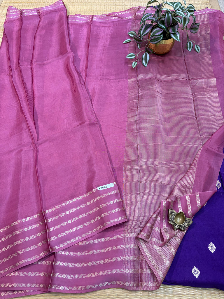Semi Crepe Sarees #F5526