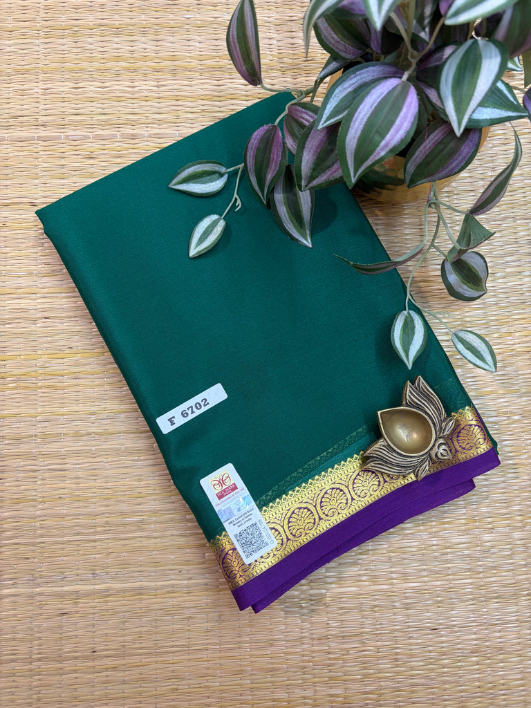 Pure Crepe Silk Saree #F6702