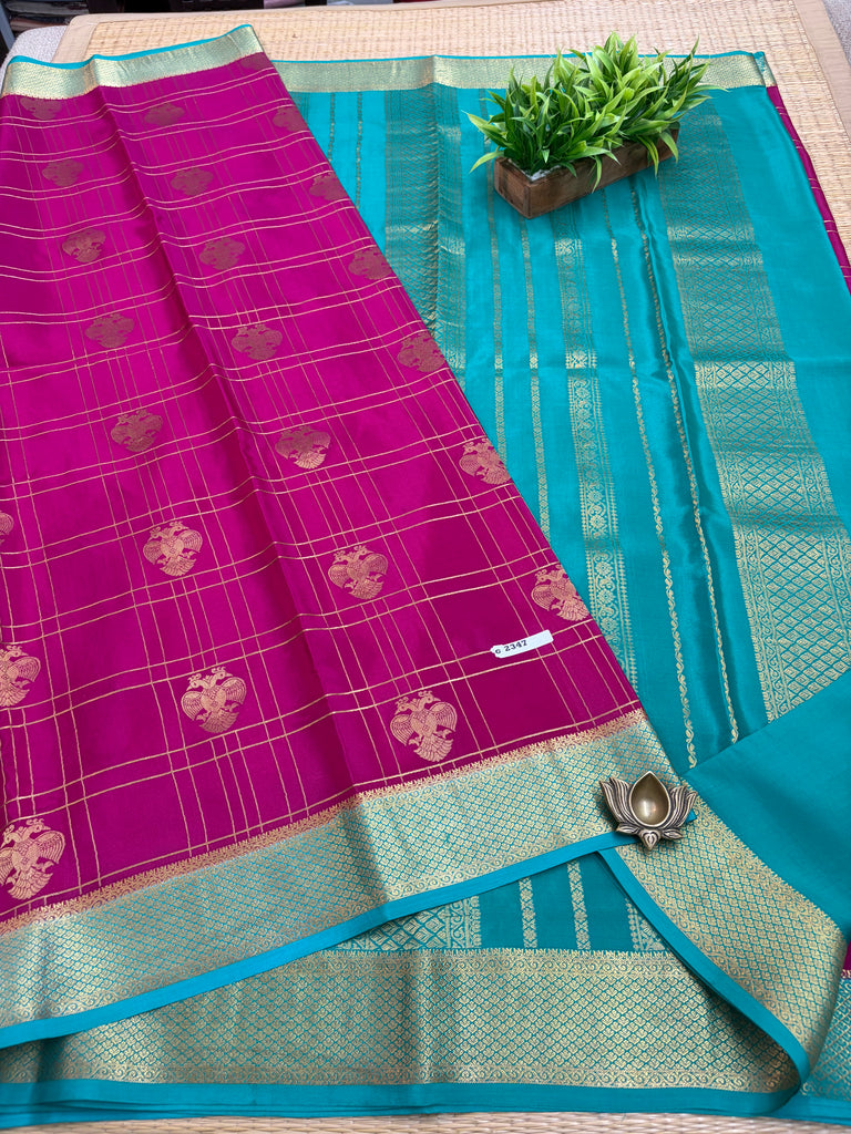 Pure Crepe Silk Saree #G2347