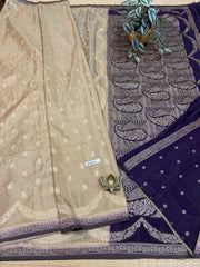 Semi Banarasi Georgette #F8111