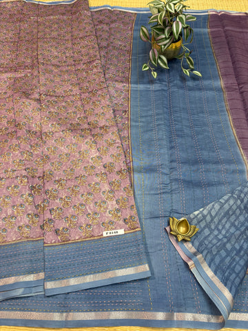 Pure Chanderi Silk Cotton #F8184
