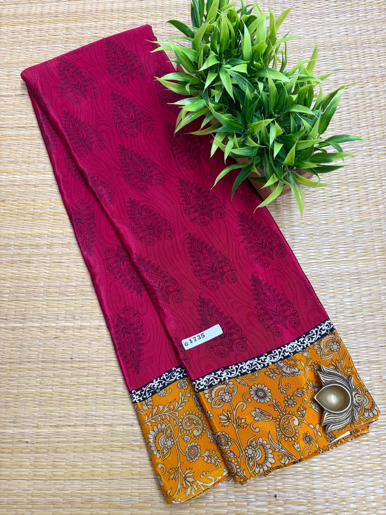 Printed Crepe Silk #G1735