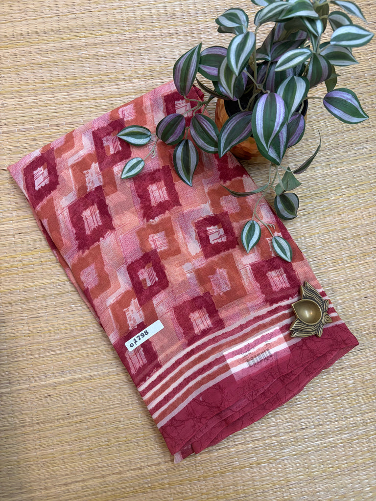 Designer Synthetic Saree#G1798