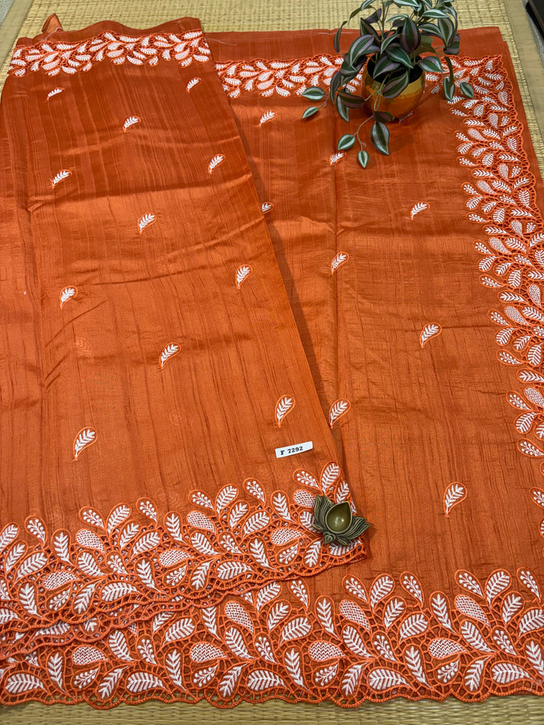 Tussar Silk Sarees #F7292