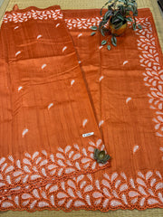 Tussar Silk Sarees #F7292