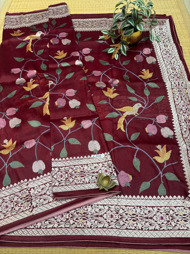 Tissue Banaras Semi Silk #F7222