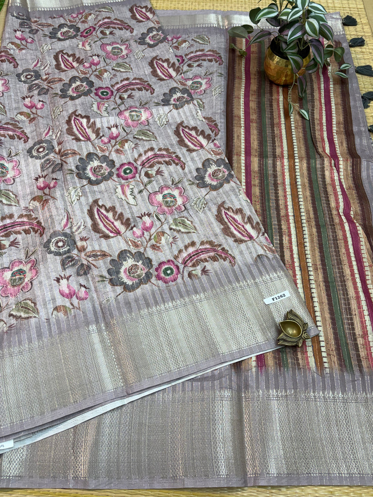 Printed Rawsilk #F1262