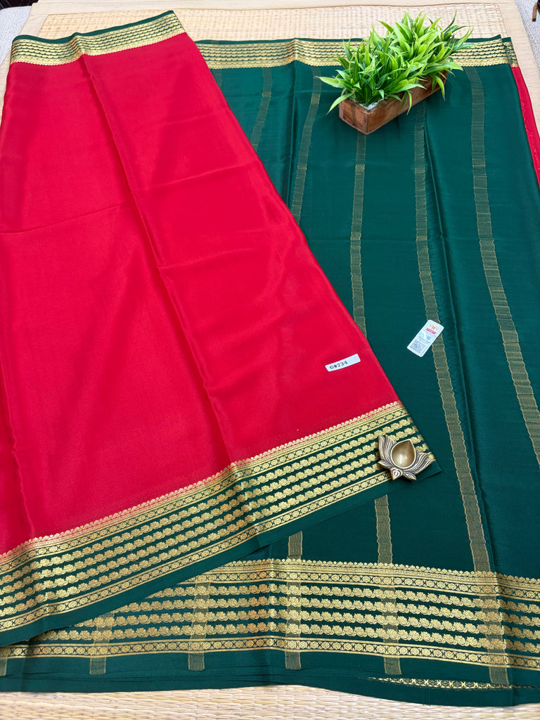 Pure Crepe Silk Saree #G734
