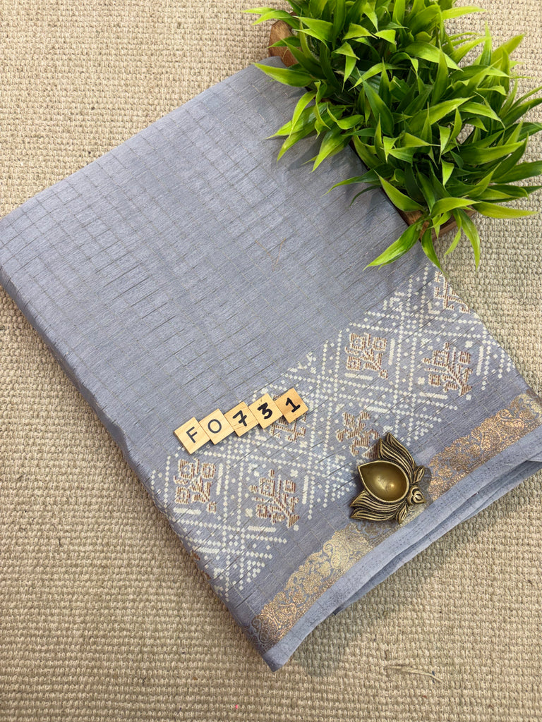 Semi Crepe Sarees #F0731