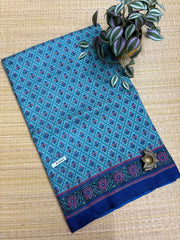 Kashmiri Printed Silk #F9504