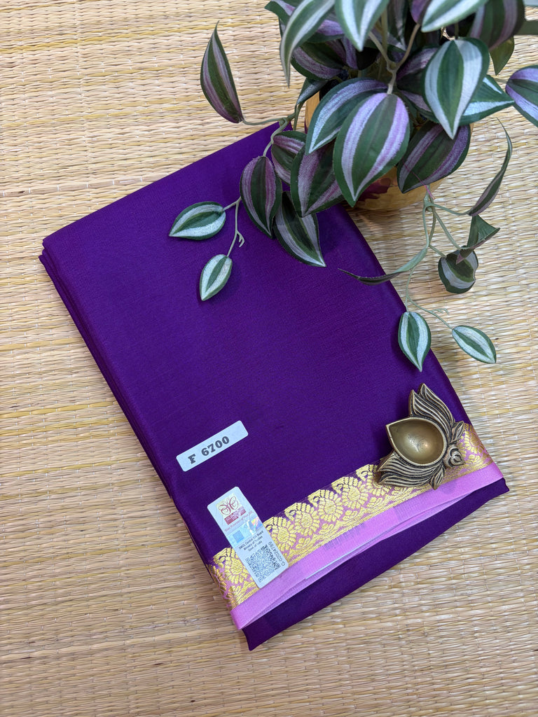 Pure Crepe Silk Saree #F6700