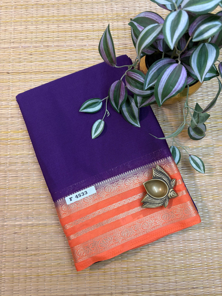 Semi Crepe Sarees #F4533