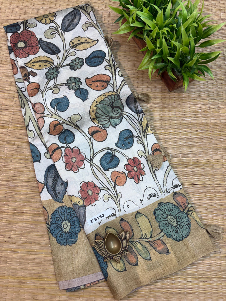 Pure Printed Silk Saree #F8133