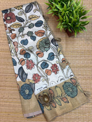 Pure Printed Silk Saree #F8133