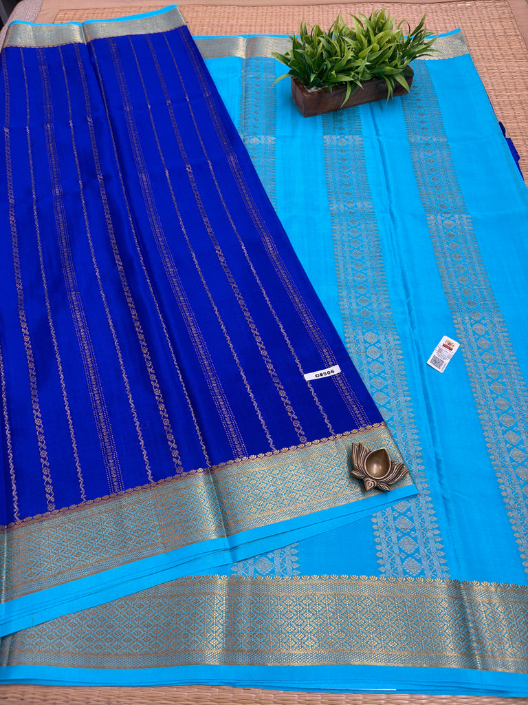 Pure Crepe Silk Saree #G506