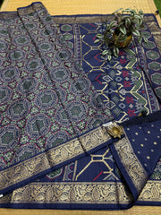 Patola Printed Silk #F2455