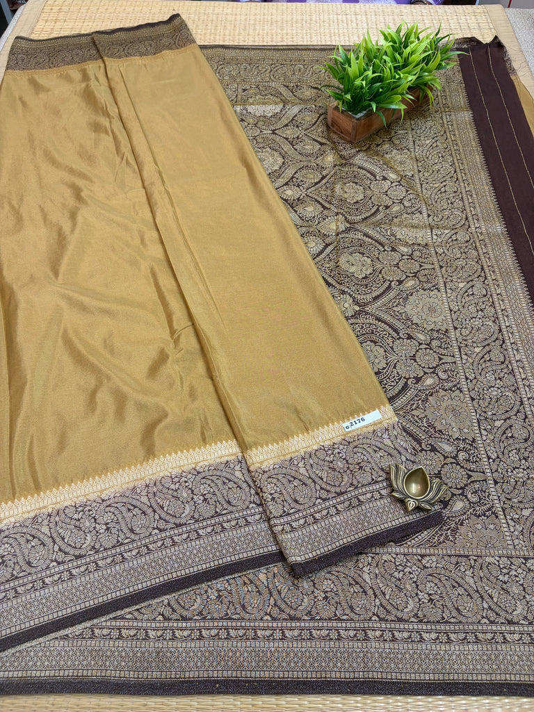 Semi Banarasi Crepe Sarees #G2176