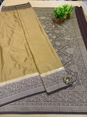 Semi Banarasi Crepe Sarees #G2176