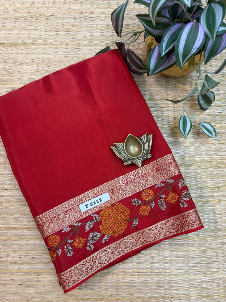 Semi Crepe Sarees #F8172