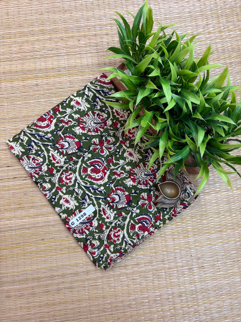Kalamkari Semi Cotton #G1298