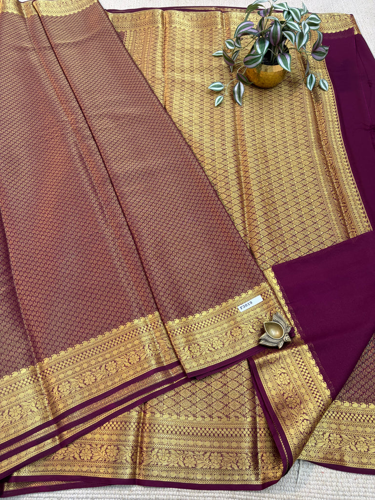 Brocade Semi Georgette #F3019