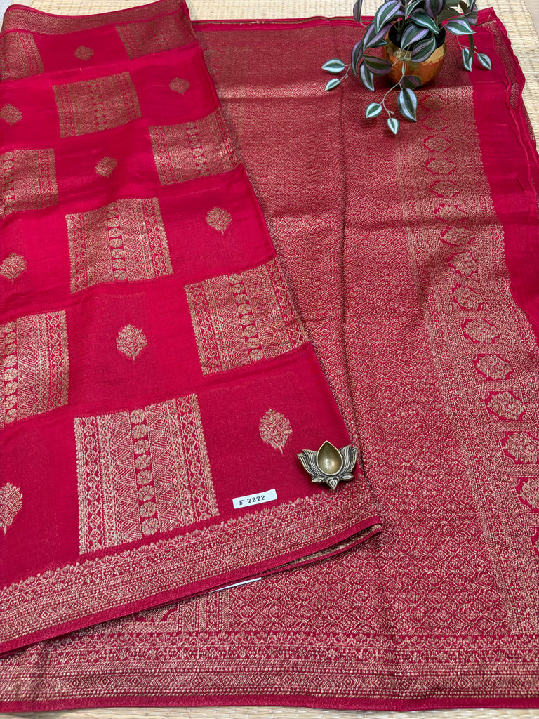 Semi Jute Silk Sarees #F7272